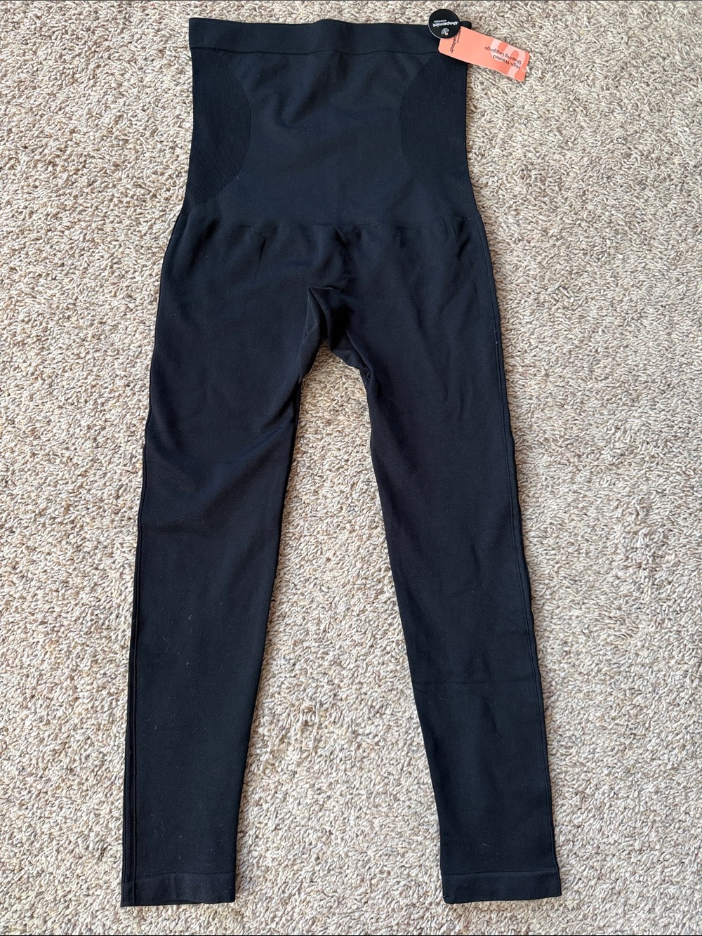 NWT Shapermint Essentials High Waisted Shaping Leggings Black Sz L